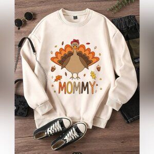 MCream Turkey Graphic Sweatshirt
